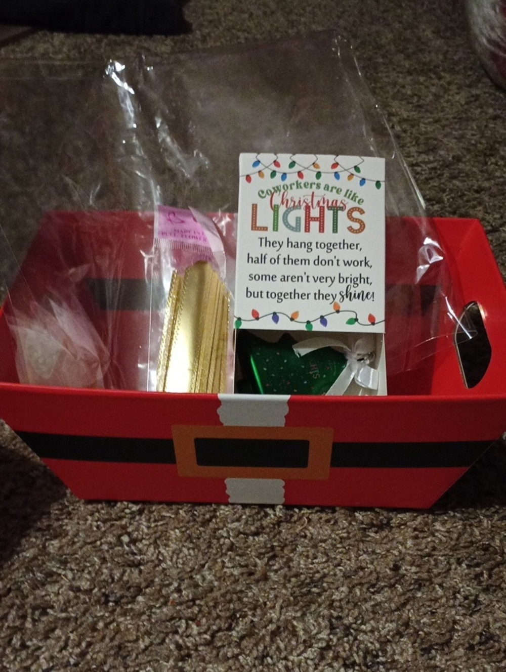 Festive Santa Belt Gift Caddy Kit